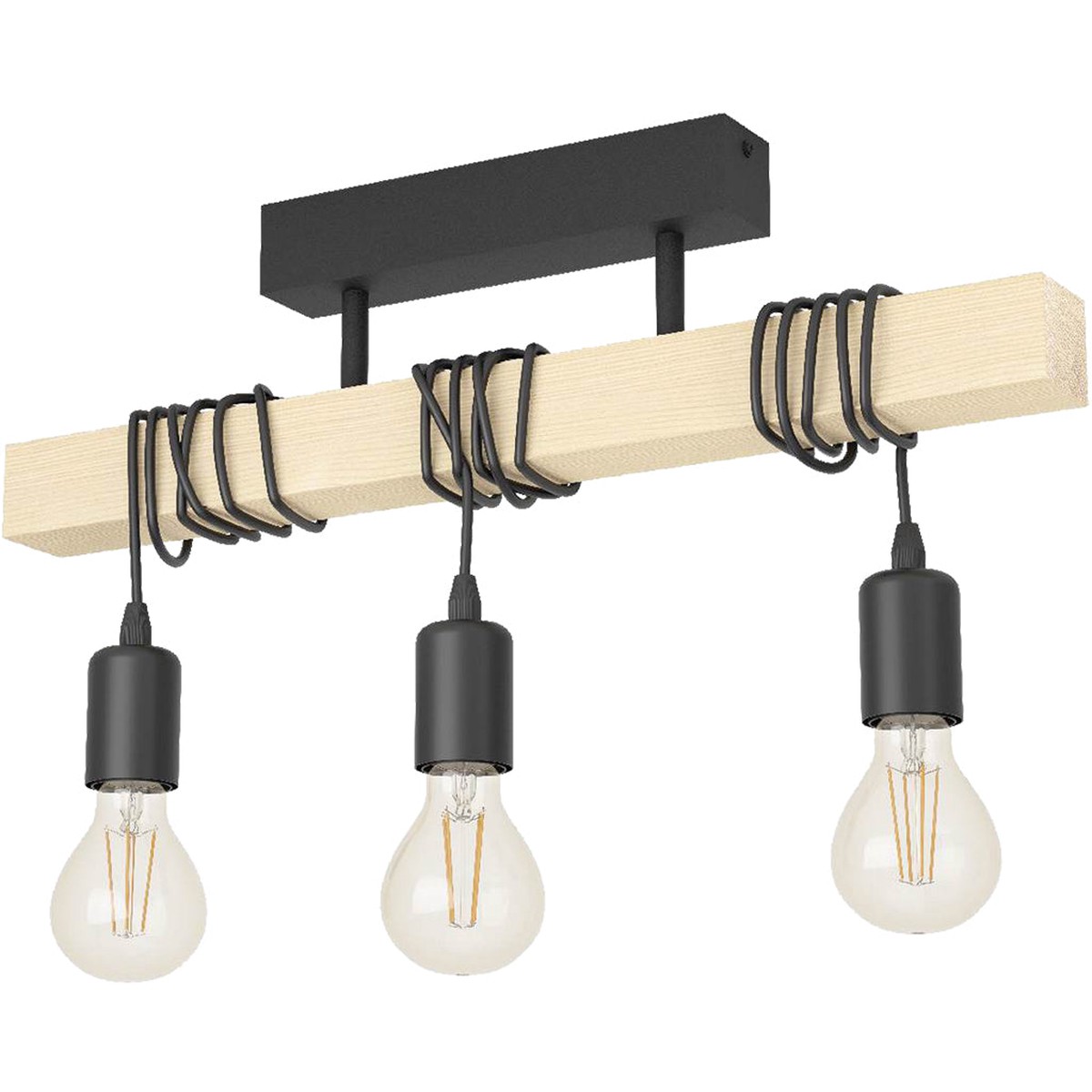 Eglo ceiling light TOWNSHEND / DL3 black