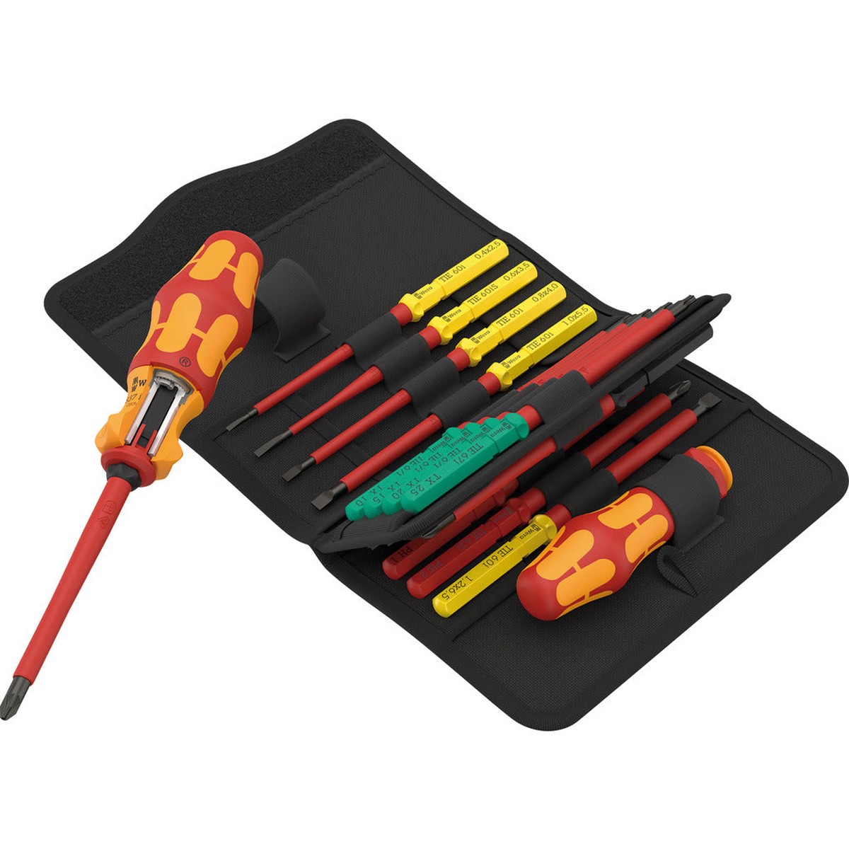 Ratchet screwdriver set Kraftform Kompakt VDE 17 RA 1 / 17-piece