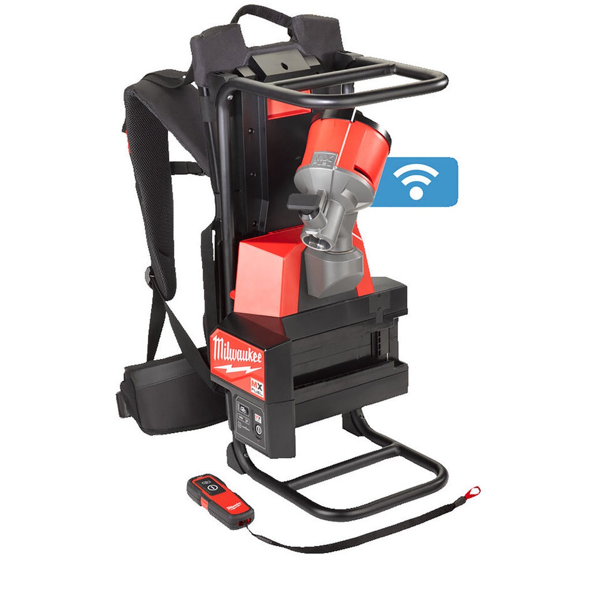Backpack concrete compactor