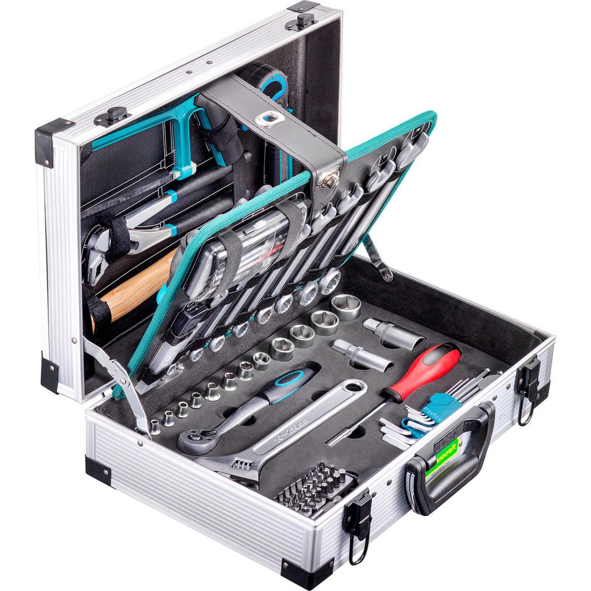 TOP COMPACT aluminum tool case / 94 pieces