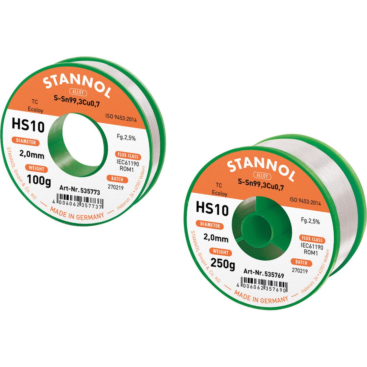 STANNOL Ltdraht HS10 / bleifrei