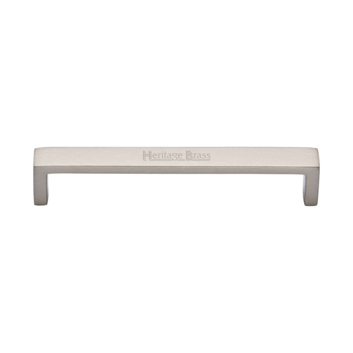 Heritage Brass Cabinet Pull Wide Metro Design 160mm CTC Satin Nickel Finish