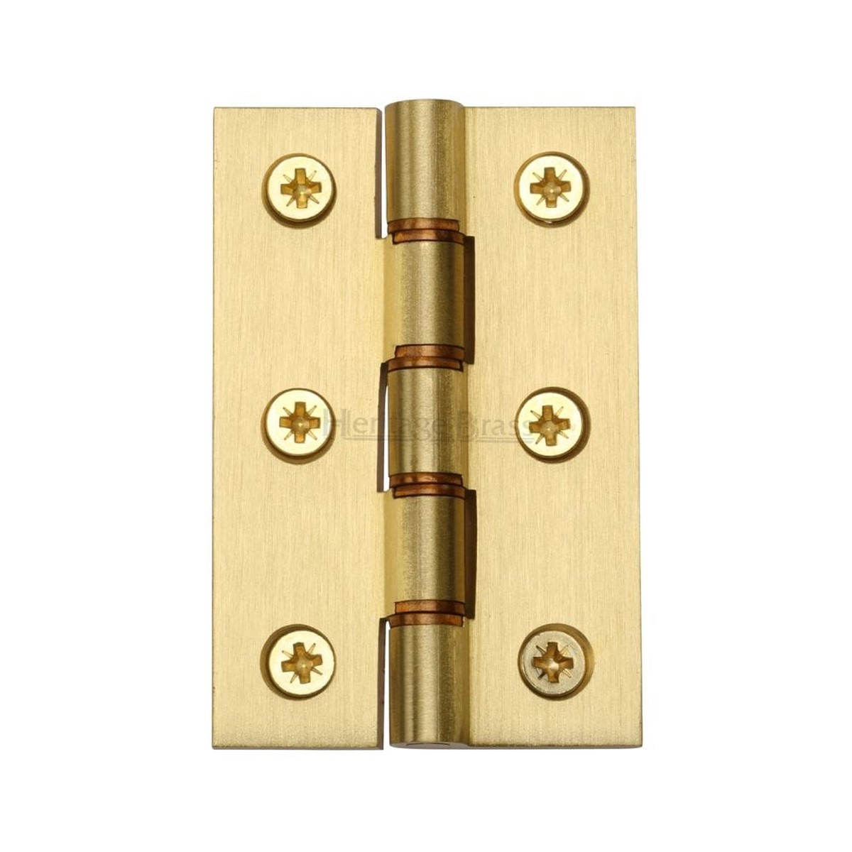 Heritage Brass Hinge Brass with Phosphor Washers 3" x 2" Satin Brass Finish