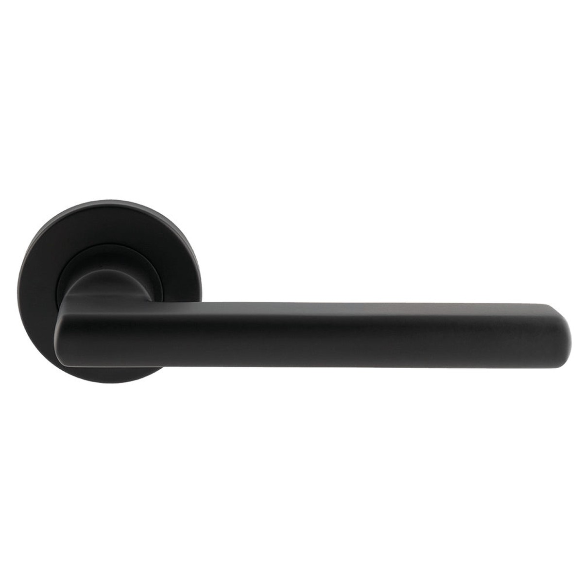 Eurospec - Carlton Lever on Sprung Rose - Matt Black