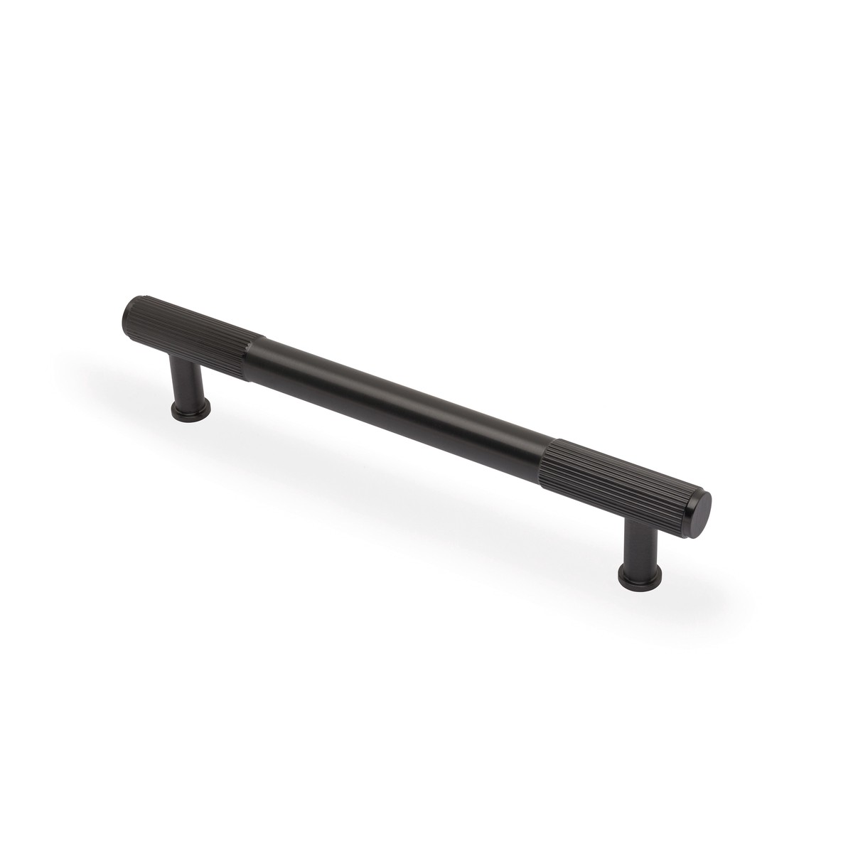 Alexander & Wilks - Washington Reeded End Cabinet Pull-Dark Bronze PVD-160mm
