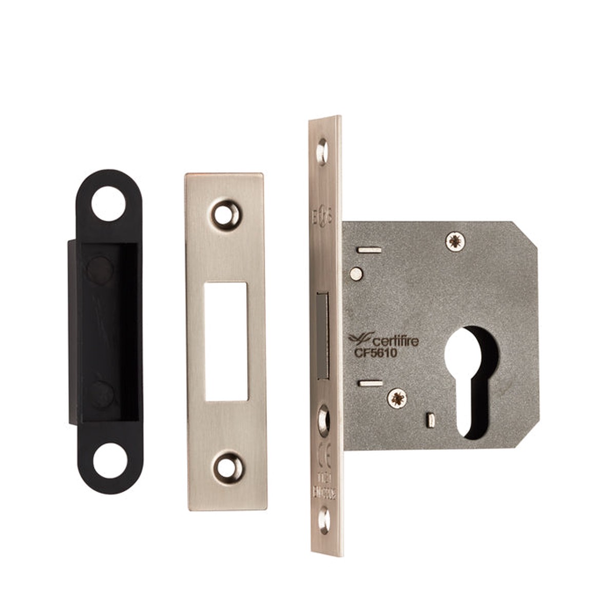 Eurospec - Easi-T Economy Euro Profile Deadlock 76mm - Satin Nickel