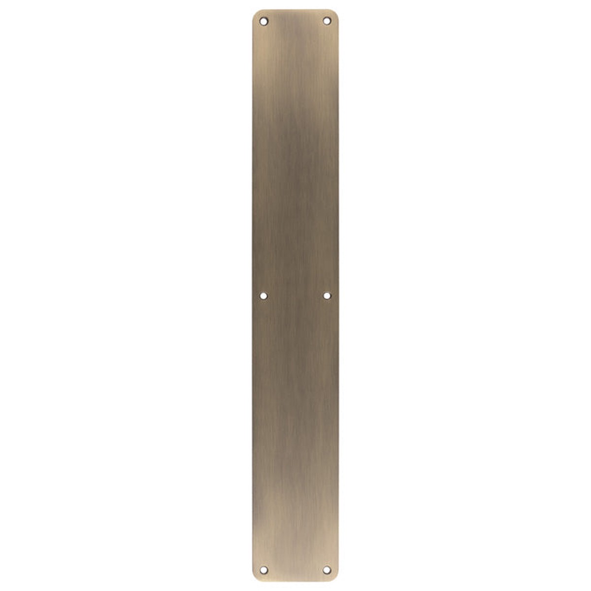 Eurospec - Finger Plate Plain 500 x 75mm - Antique Brass