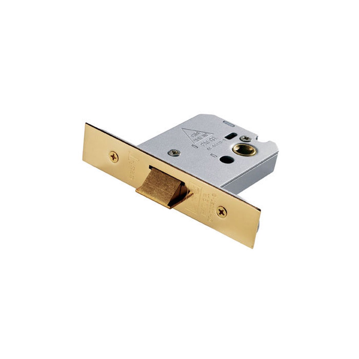 Eurospec - Flat Latch 76mm - Electro Brassed