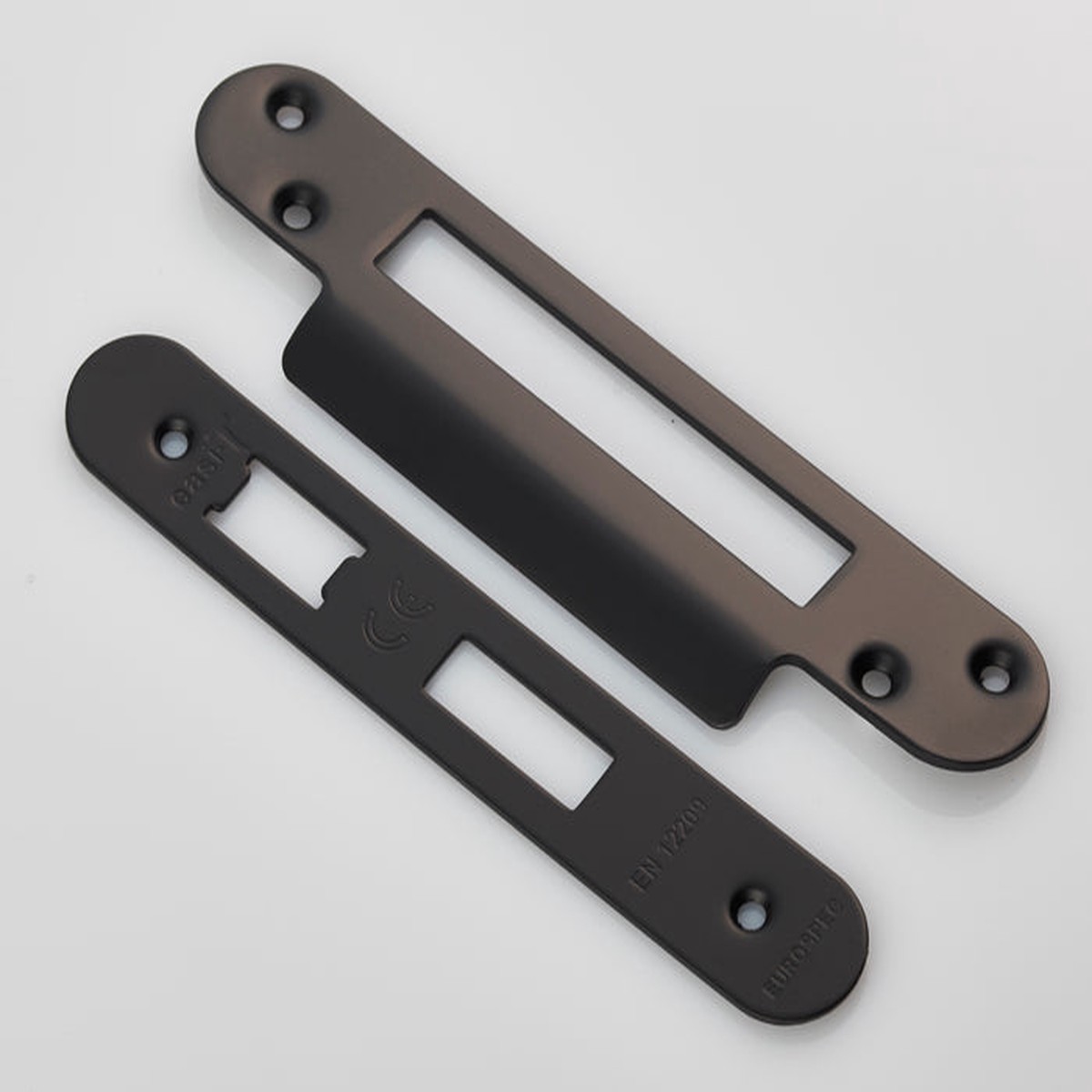 Eurospec - Forend Strike & Fixing Pack to suit Architectural Sashlocks (BAS/ESS) - Matt Black