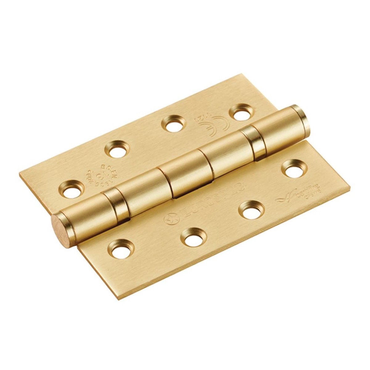 Eurospec - Grade 13 Ball Bearing P Hinge Square 102 x 76mm - Satin Brass