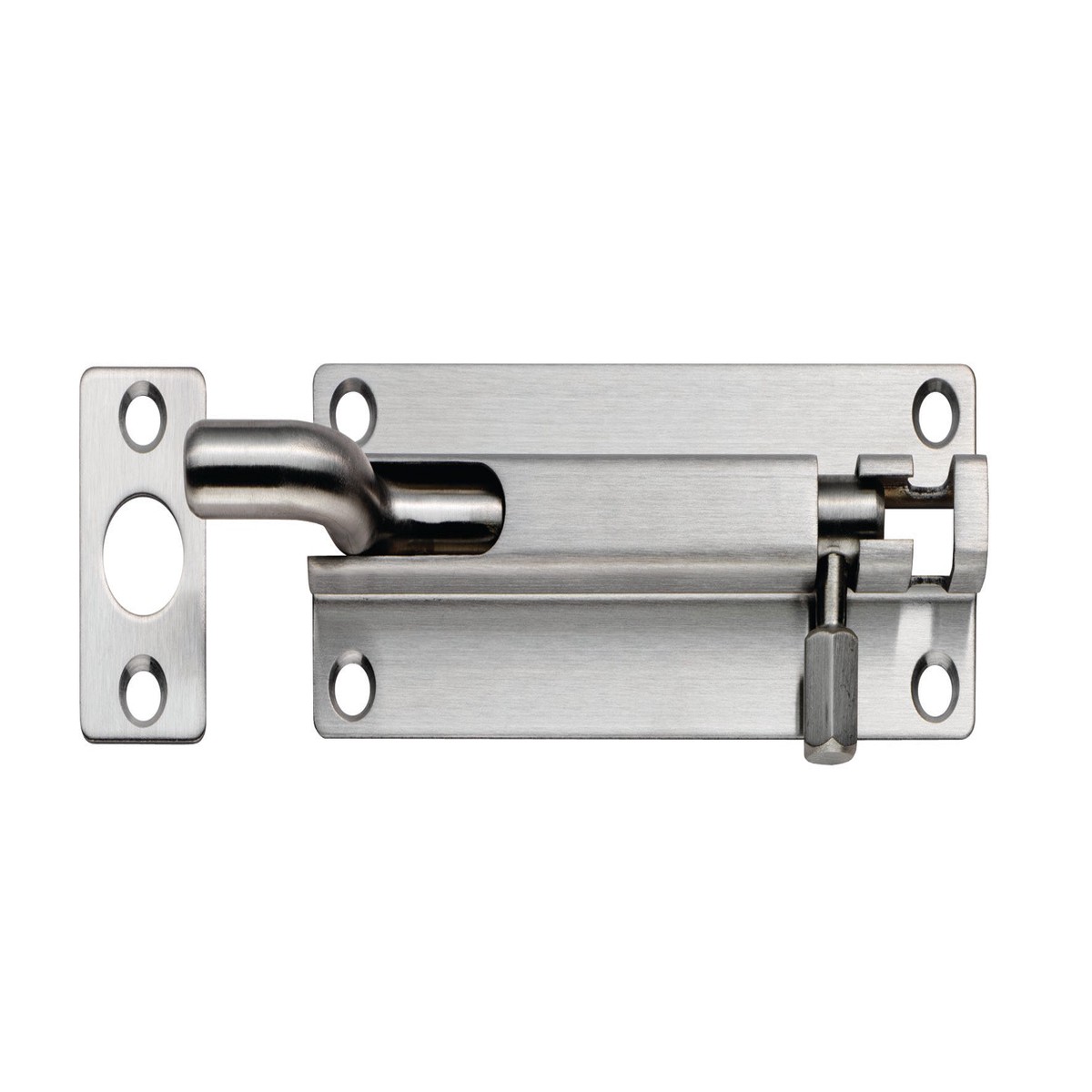 New Arrival Eurospec - Cranked Barrel Bolt - Satin Stainless Steel