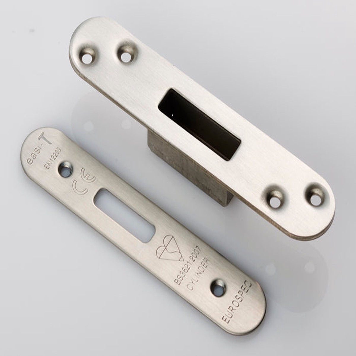 Trending Now Eurospec - Easi T Forend Strike & Fixing Pack To Suit Euro Profile BS Cylinder D