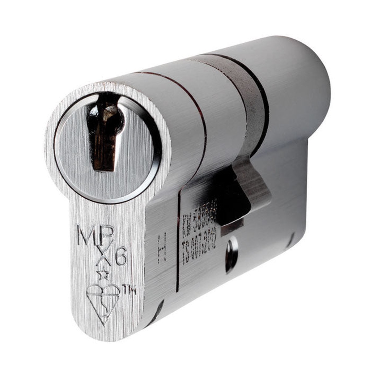 Eurospec - Mpx6 Euro Double Cylinder 40/60mm Ktd - Satin Chrome