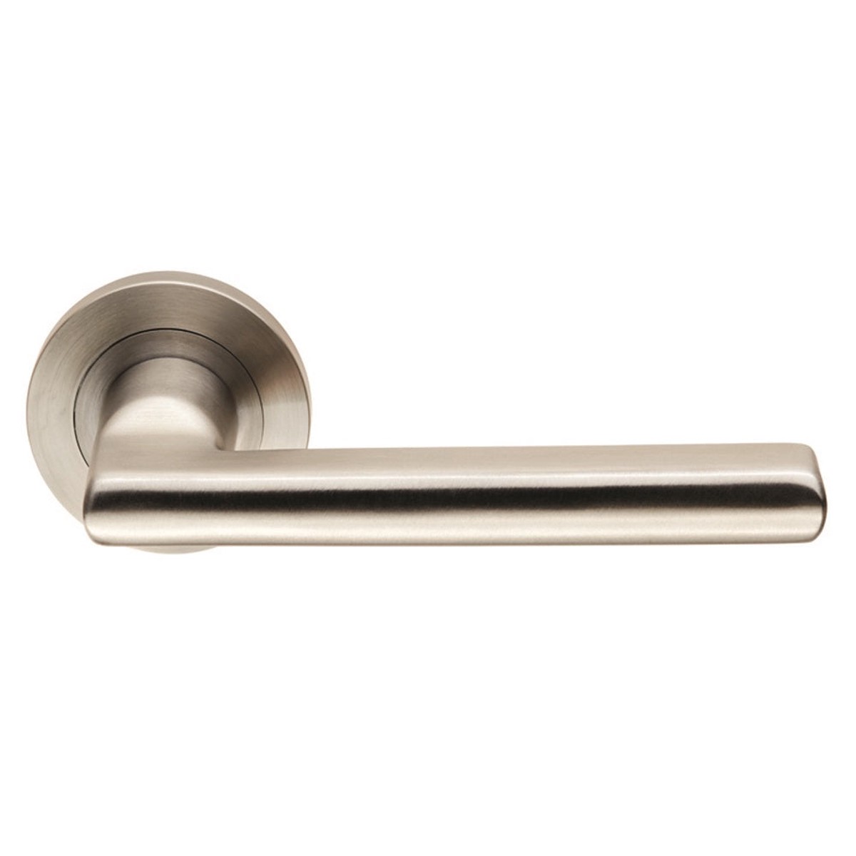 Eurospec - Steelworx SWL Carlton Lever on Rose - Satin Stainless Steel