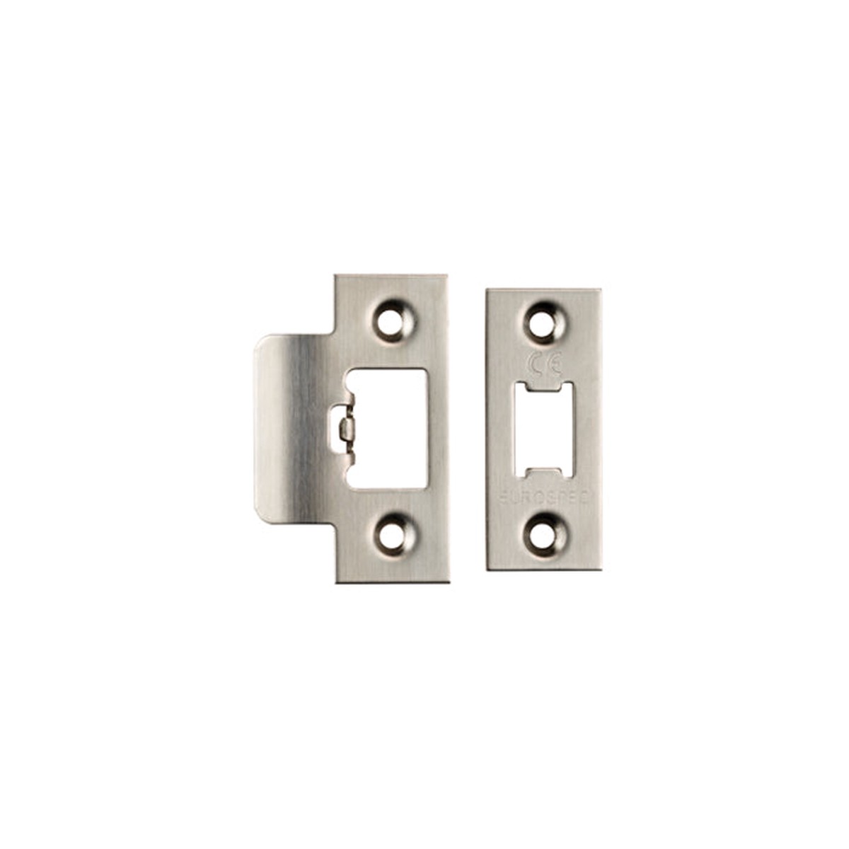 Hot Sale Eurospec - Forend Strike & Fixing Pack To Suit Heavy Duty Tubular Latch-Satin St