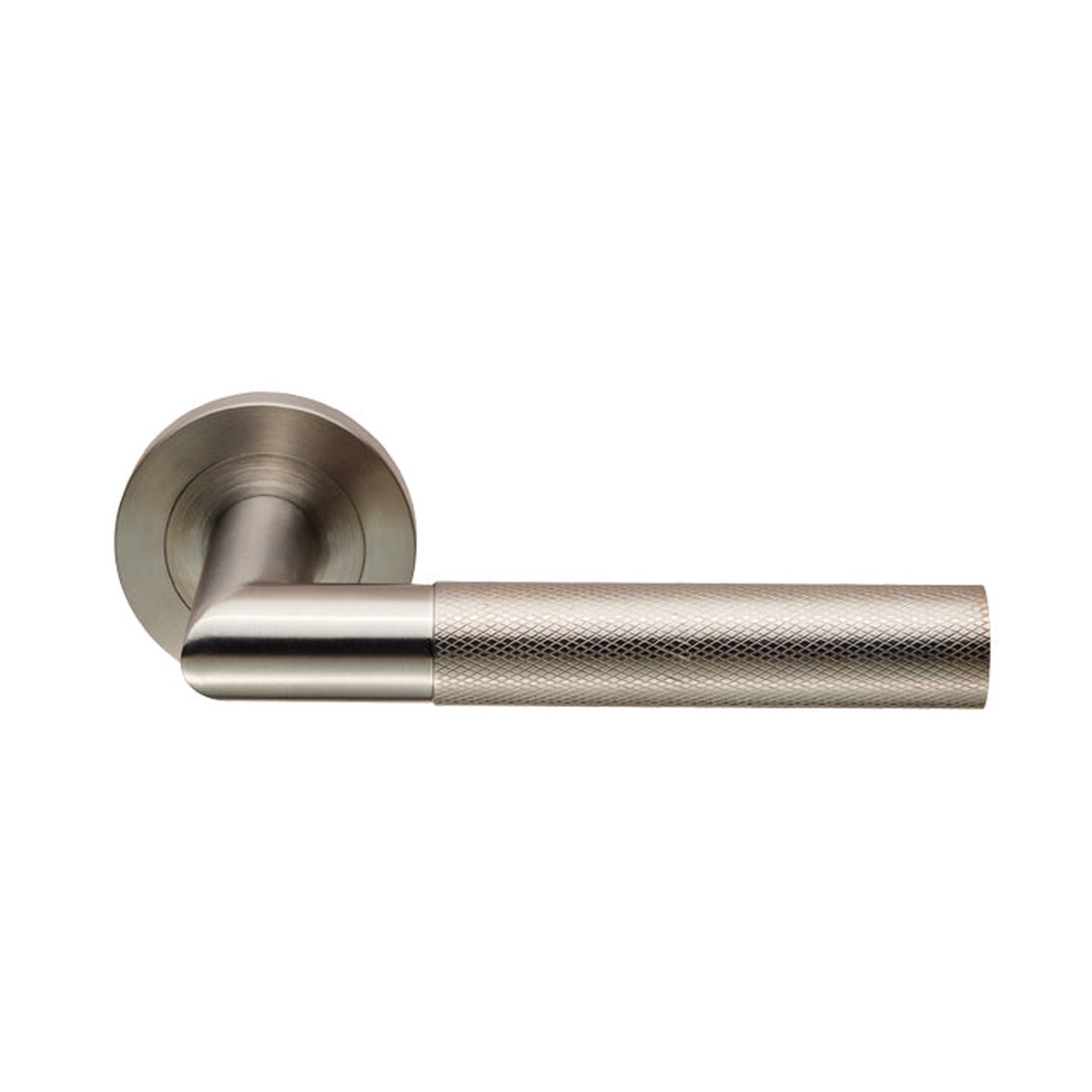 Eurospec - Steelworx Crown Knurled Lever - Satin Stainless Steel