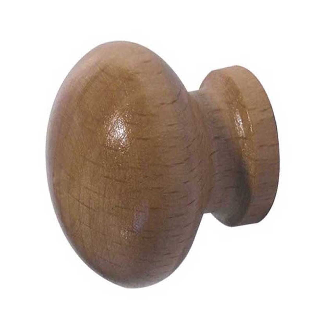 Frelan - Wooden Cabinet Knob 38mm Dia. - Varnished