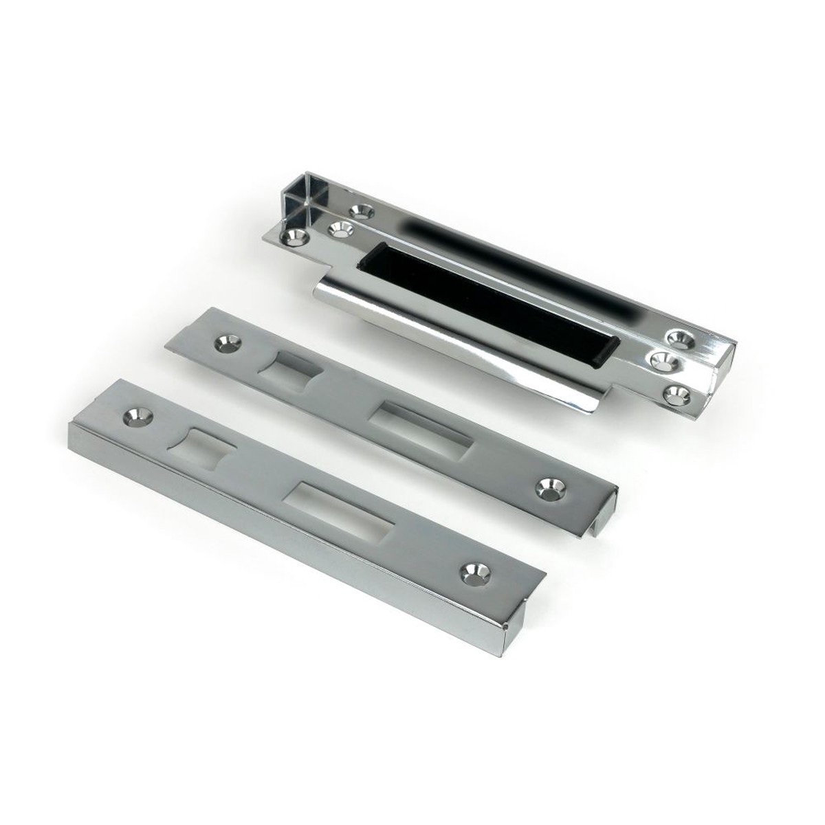From The Anvil - 1/2" Rebate Kit for Sash Lock Polished Chrome