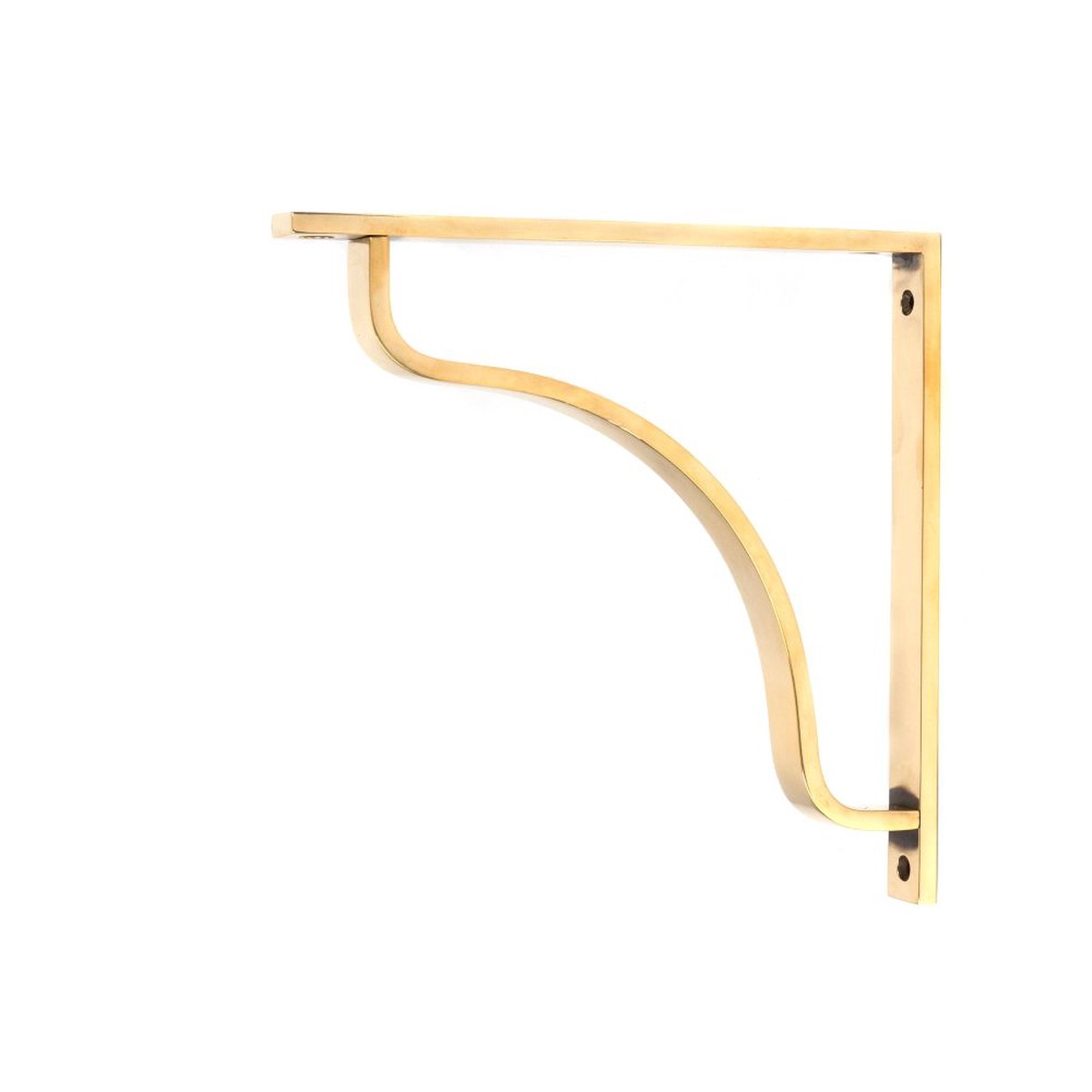 From The Anvil - Aged Brass Abingdon Shelf Bracket (200mm x 200mm)