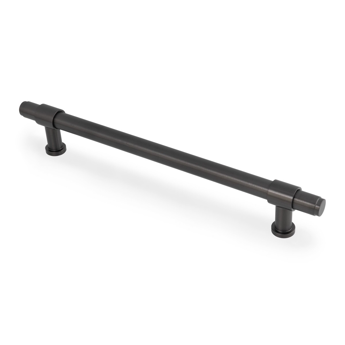 Alexander & Wilks Kingston Plain Pull Handle-Dark Bronze PVD-224mm c/c