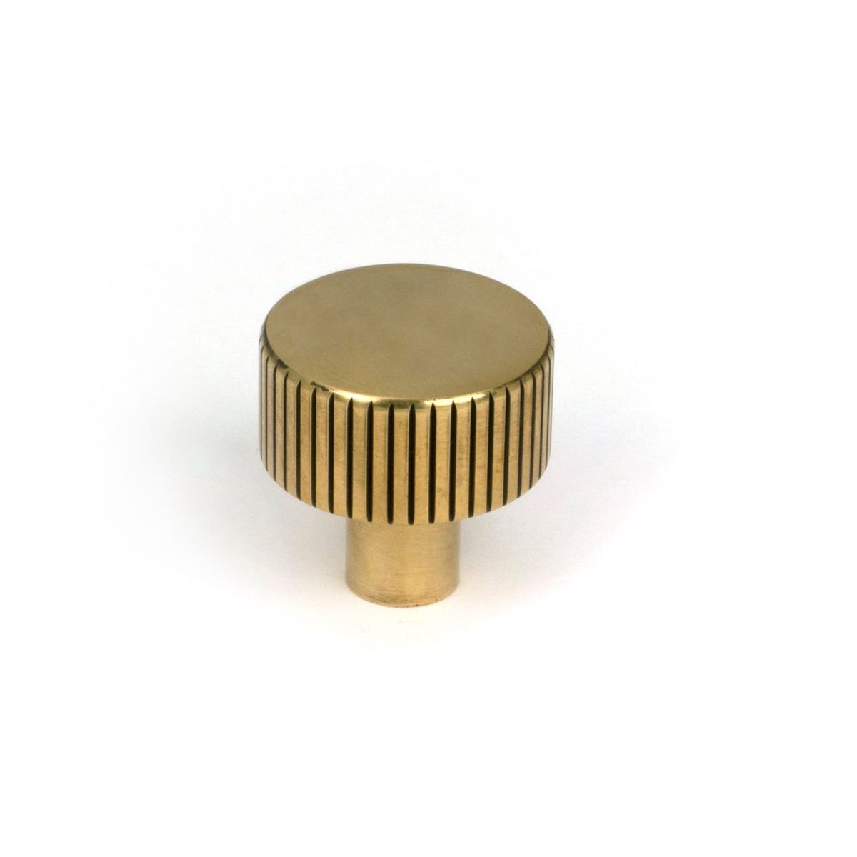 From The Anvil - Aged Brass Judd Cabinet Knob - 25mm (No rose)