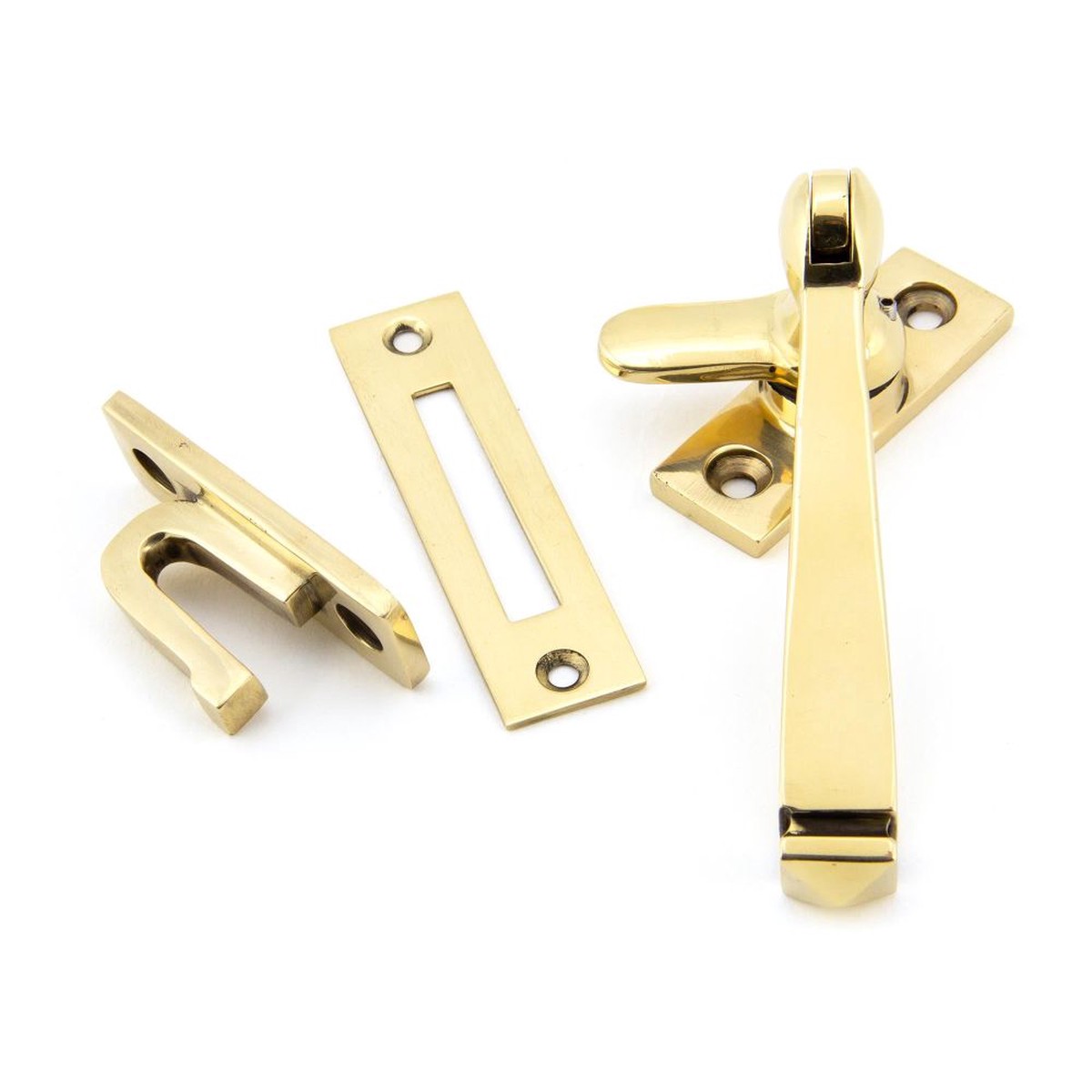 From The Anvil - Aged Brass Locking Avon Fastener
