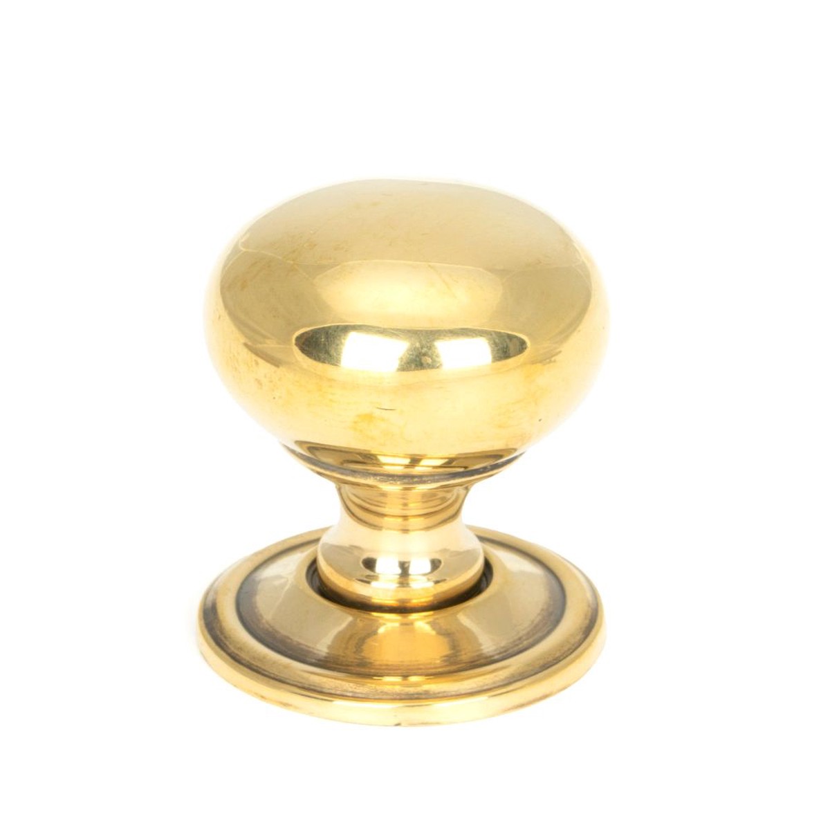 From The Anvil - Aged Brass Mushroom Cabinet Knob 32mm