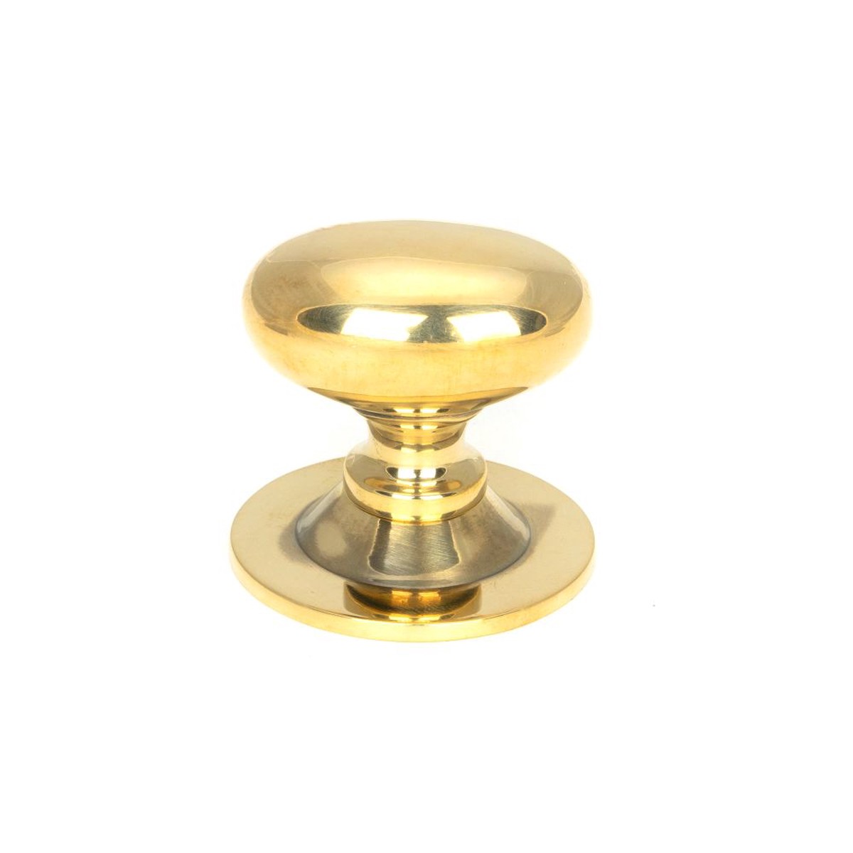 From The Anvil - Aged Brass Oval Cabinet Knob 33mm