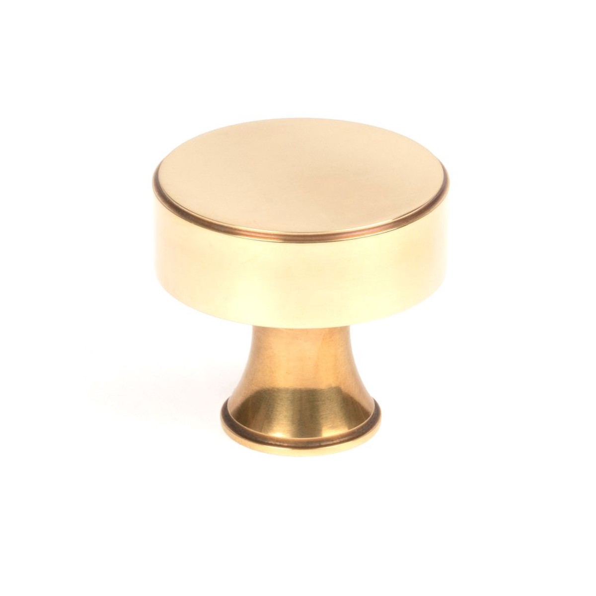 From The Anvil - Aged Brass Scully Cabinet Knob - 38mm