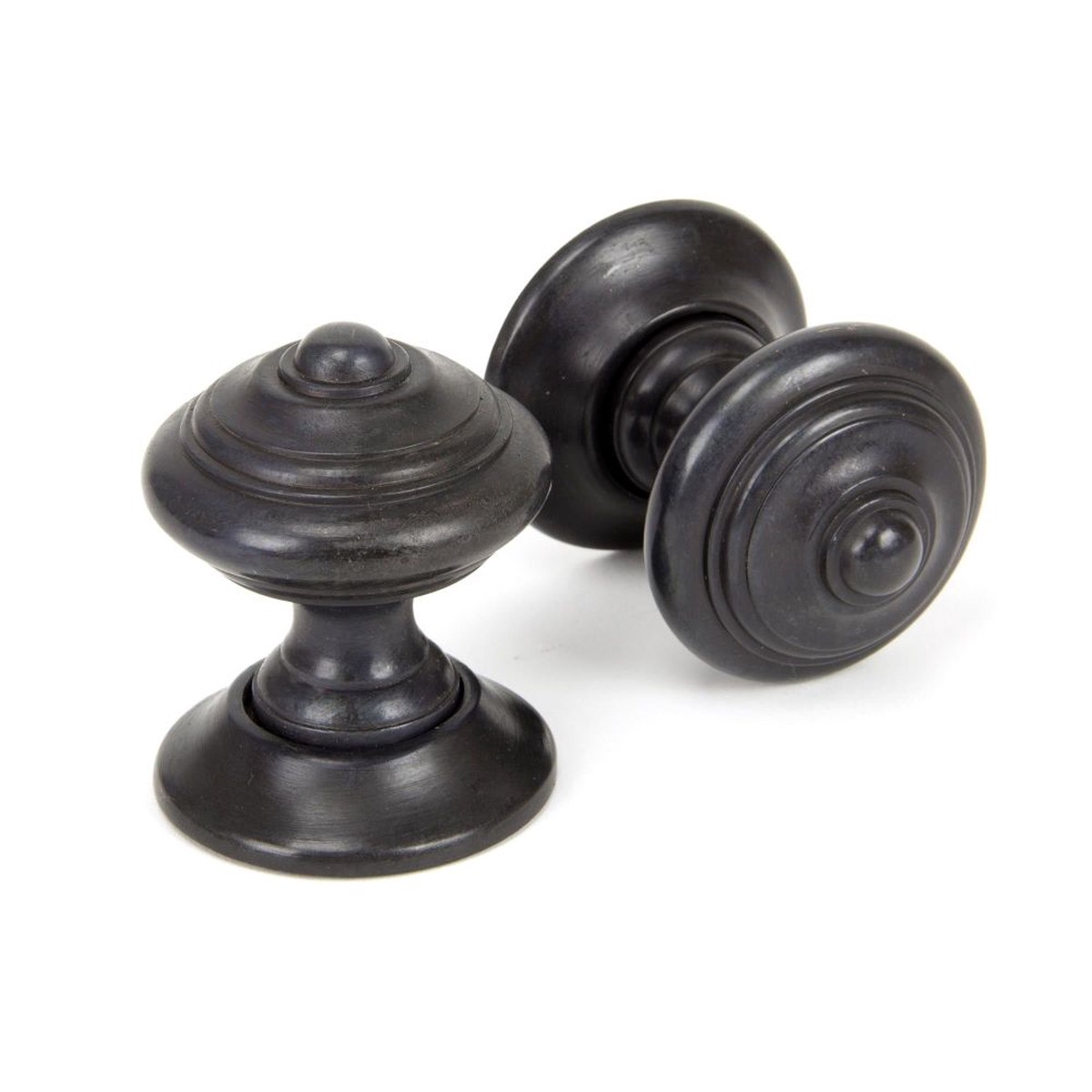 From The Anvil - Aged Bronze Elmore Concealed Mortice Knob Set