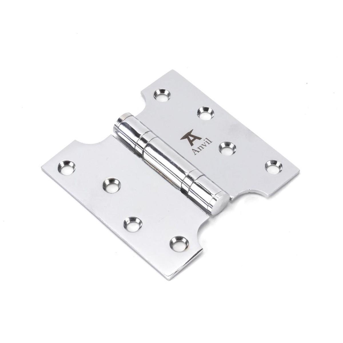 From The Anvil - Polished Chrome 4" x 2" x 4" Parliament Hinge (pair) ss