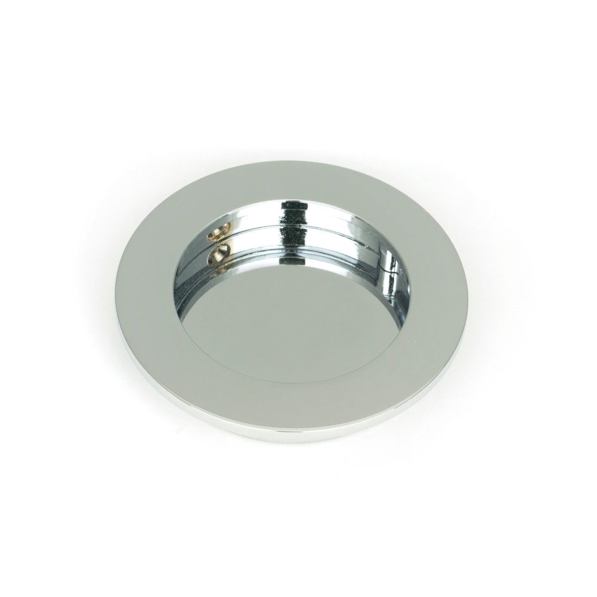 From The Anvil - Polished Chrome 75mm Plain Round Pull