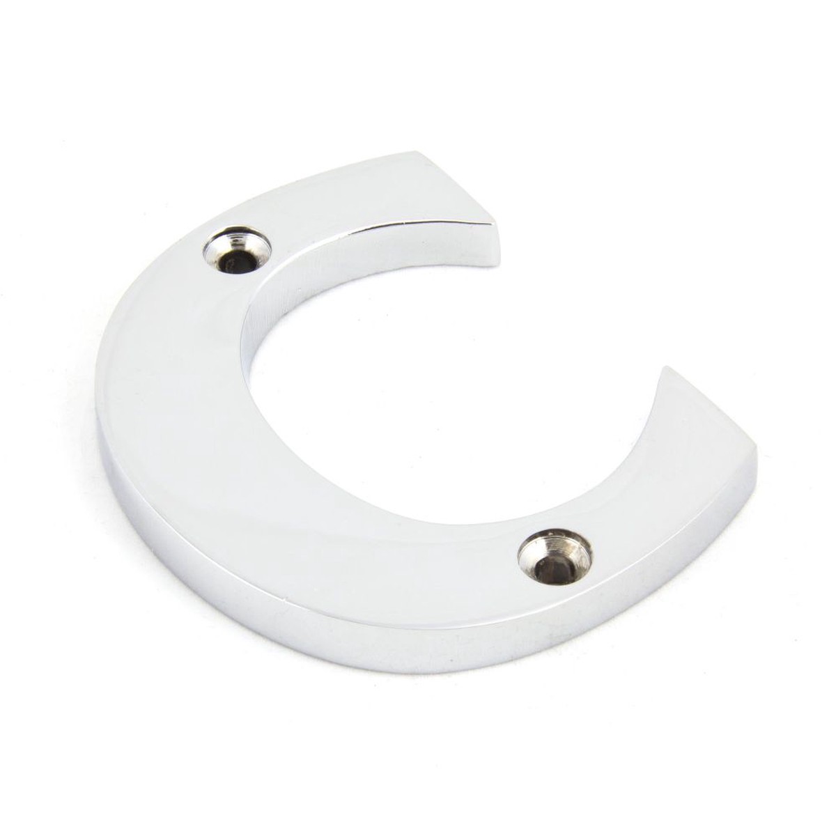 From The Anvil - Polished Chrome Letter C