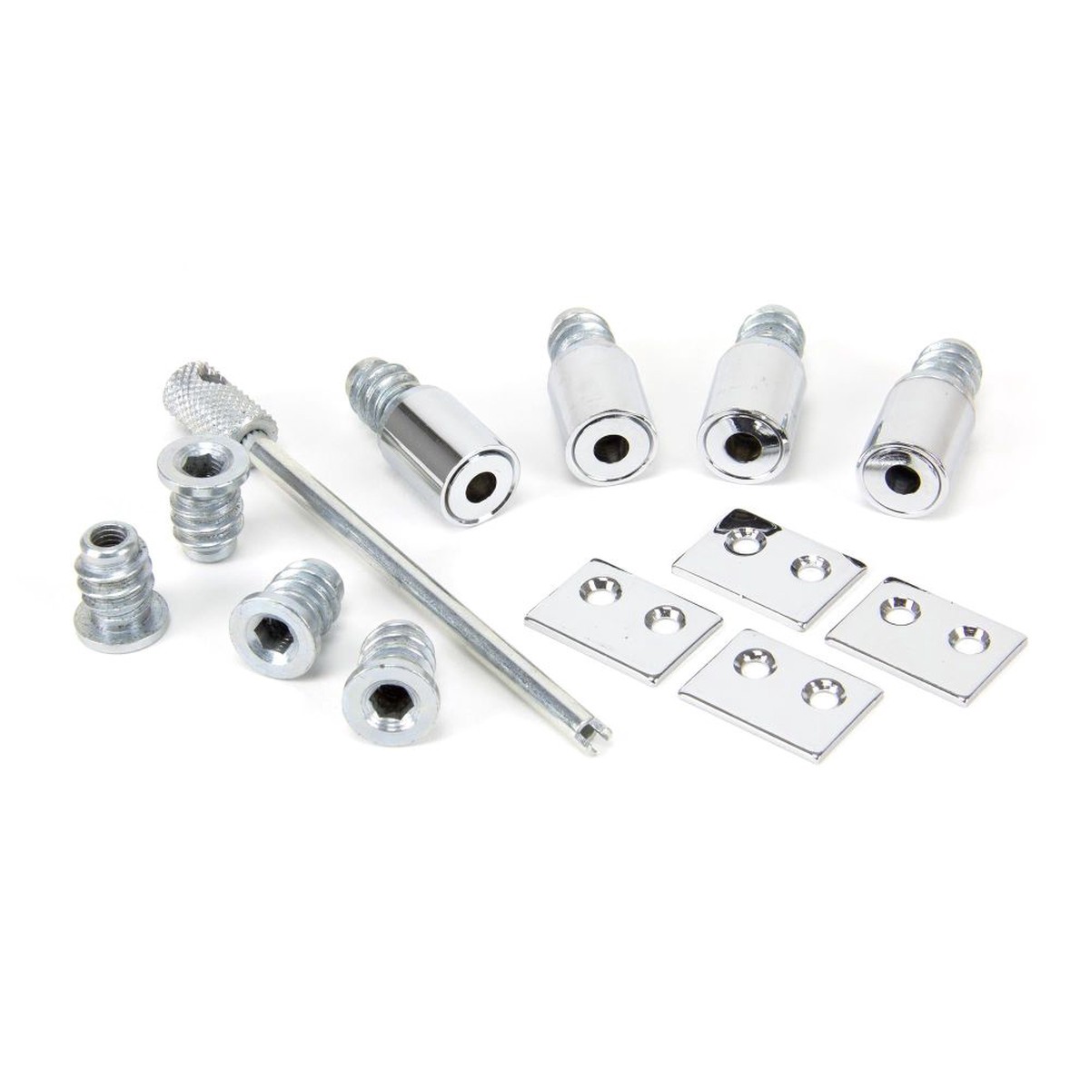 From The Anvil - Polished Chrome Secure Stops (Pack of 4)