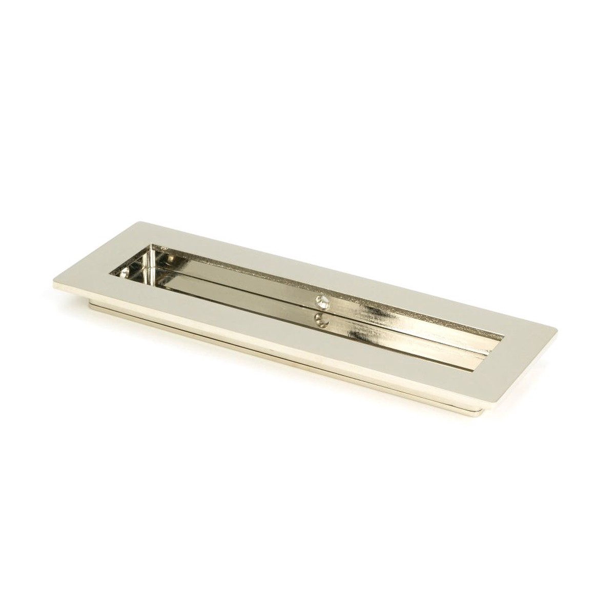 From The Anvil - Polished Nickel 175mm Plain Rectangular Pull