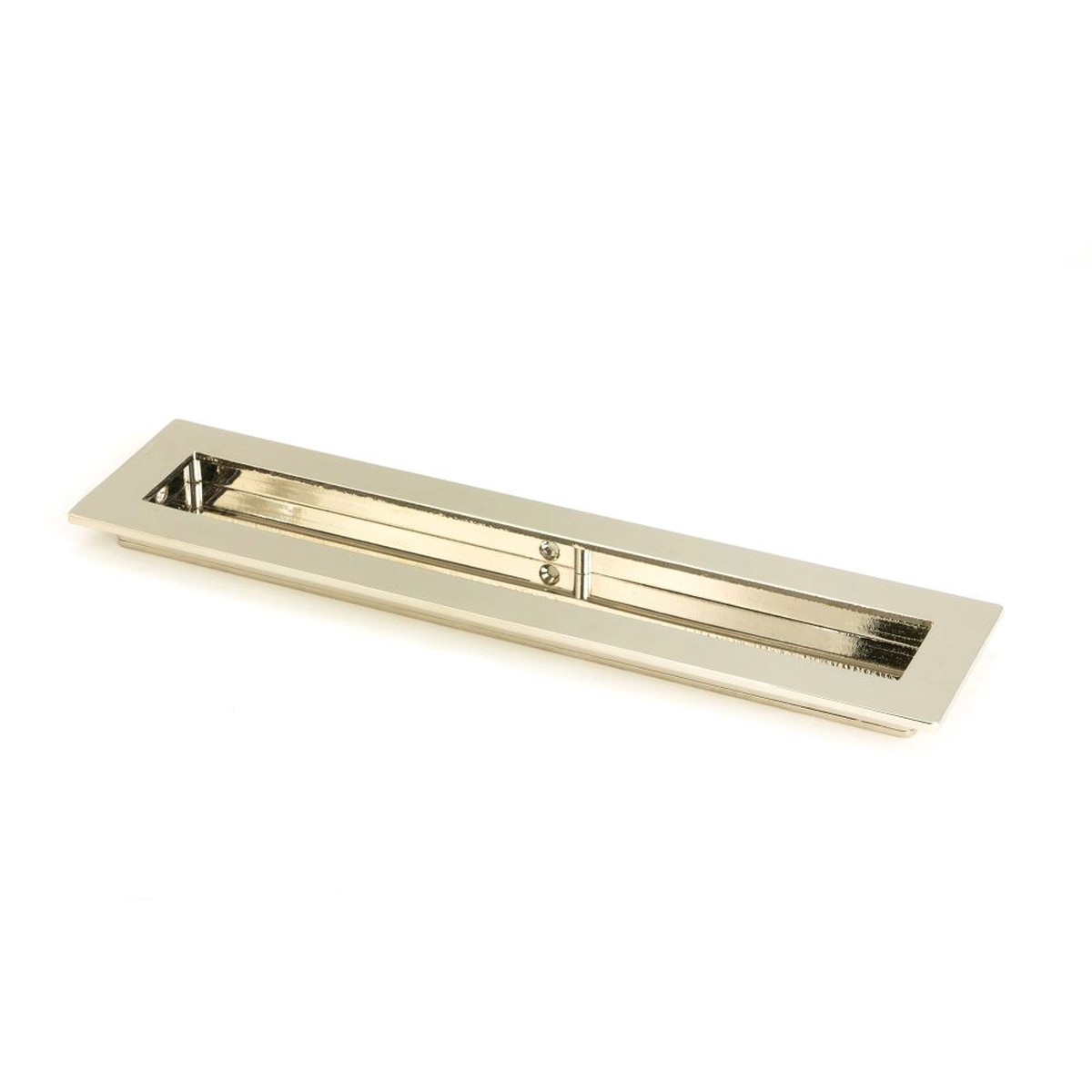 From The Anvil - Polished Nickel 250mm Plain Rectangular Pull