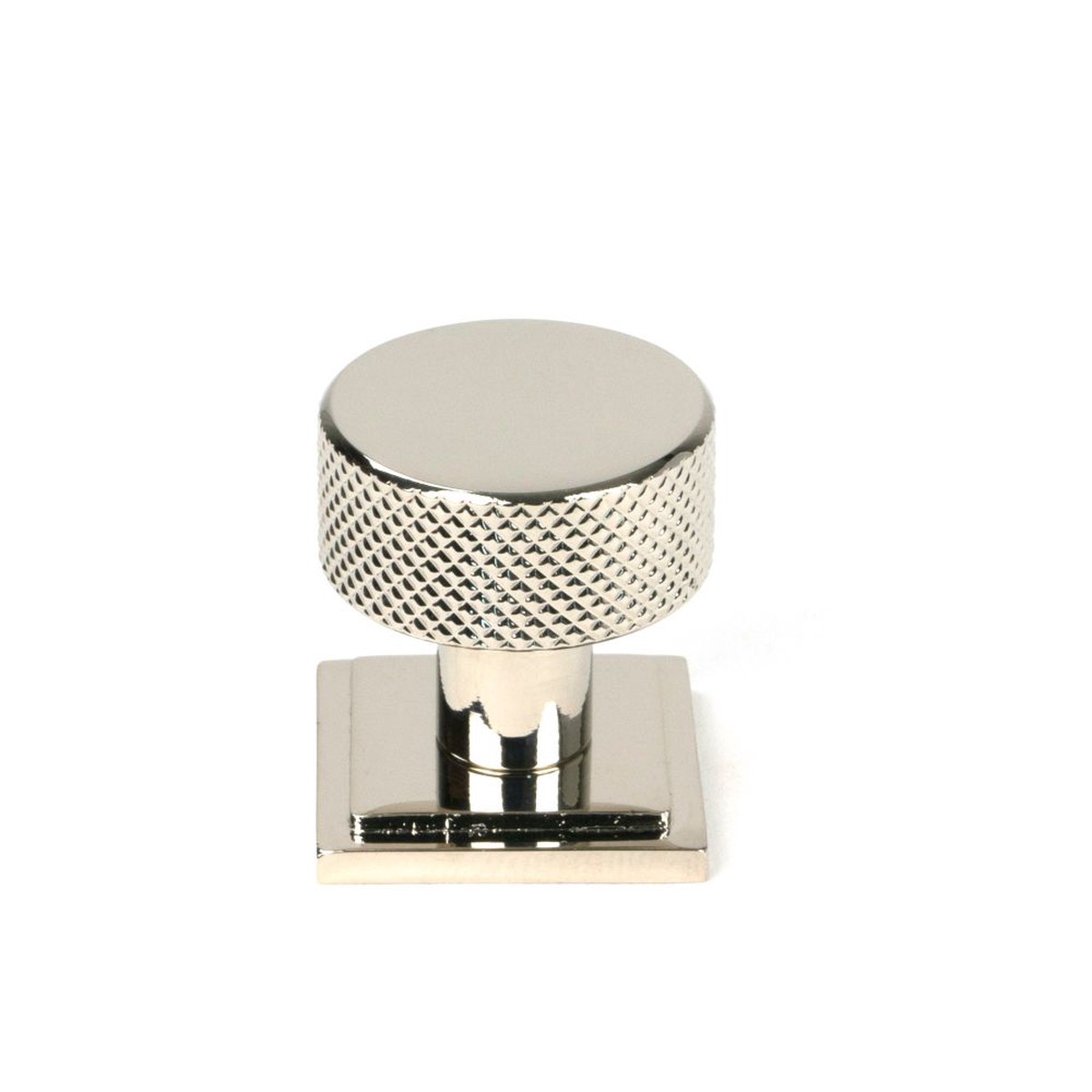 From The Anvil - Polished Nickel Brompton Cabinet Knob - 25mm (Square)