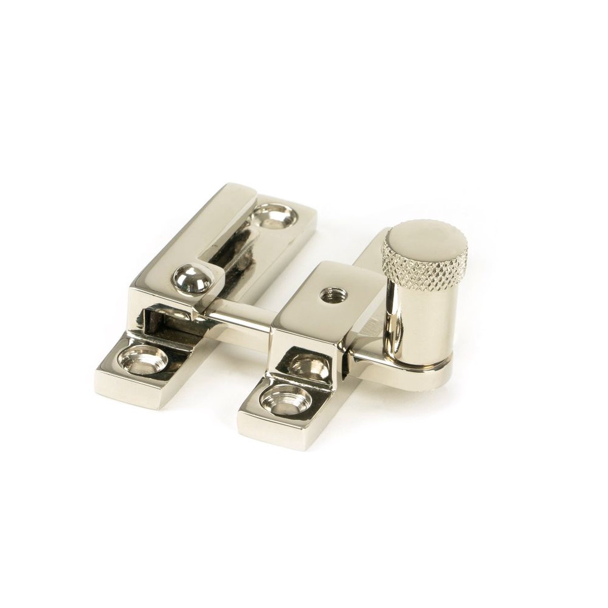 From The Anvil - Polished Nickel Brompton Quadrant Fastener - Narrow