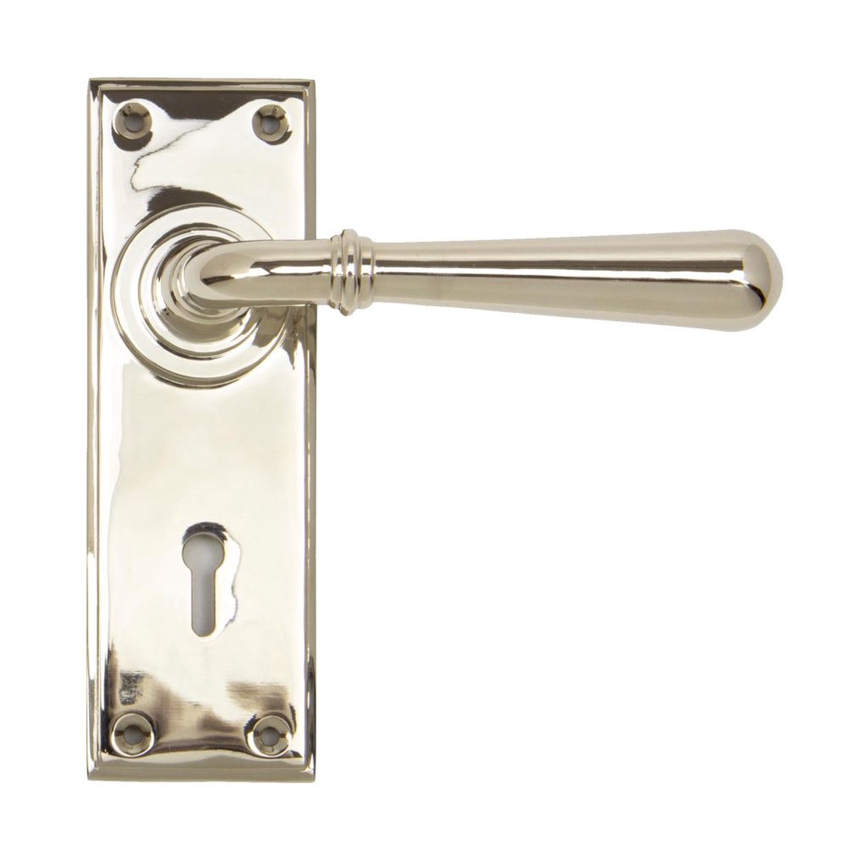 From The Anvil - Polished Nickel Newbury Lever Lock Set