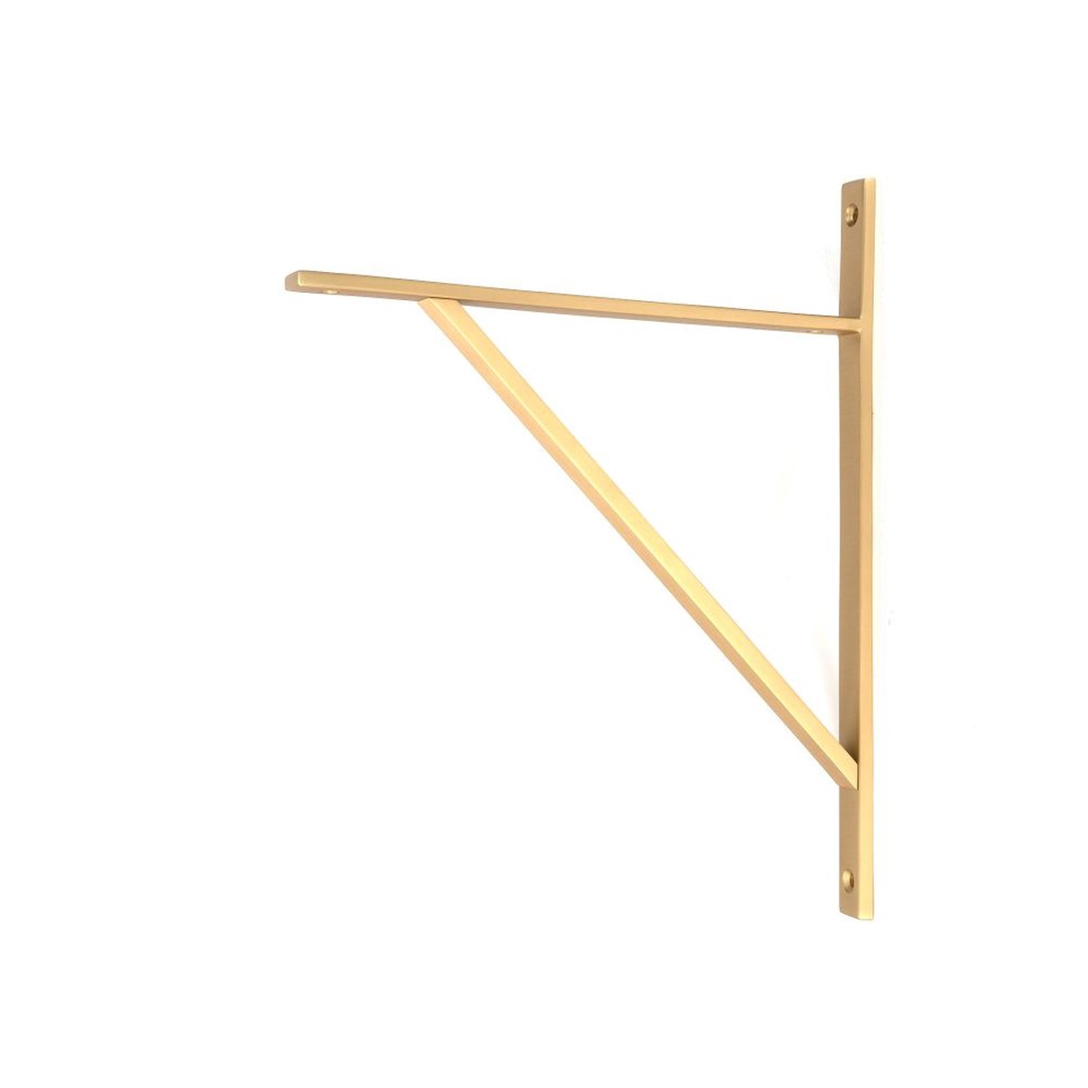 From The Anvil - Satin Brass Chalfont Shelf Bracket (314mm x 250mm)