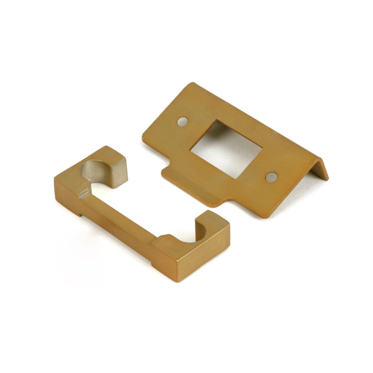 From The Anvil - Satin Brass Rebate Kit for Heavy Duty Latch