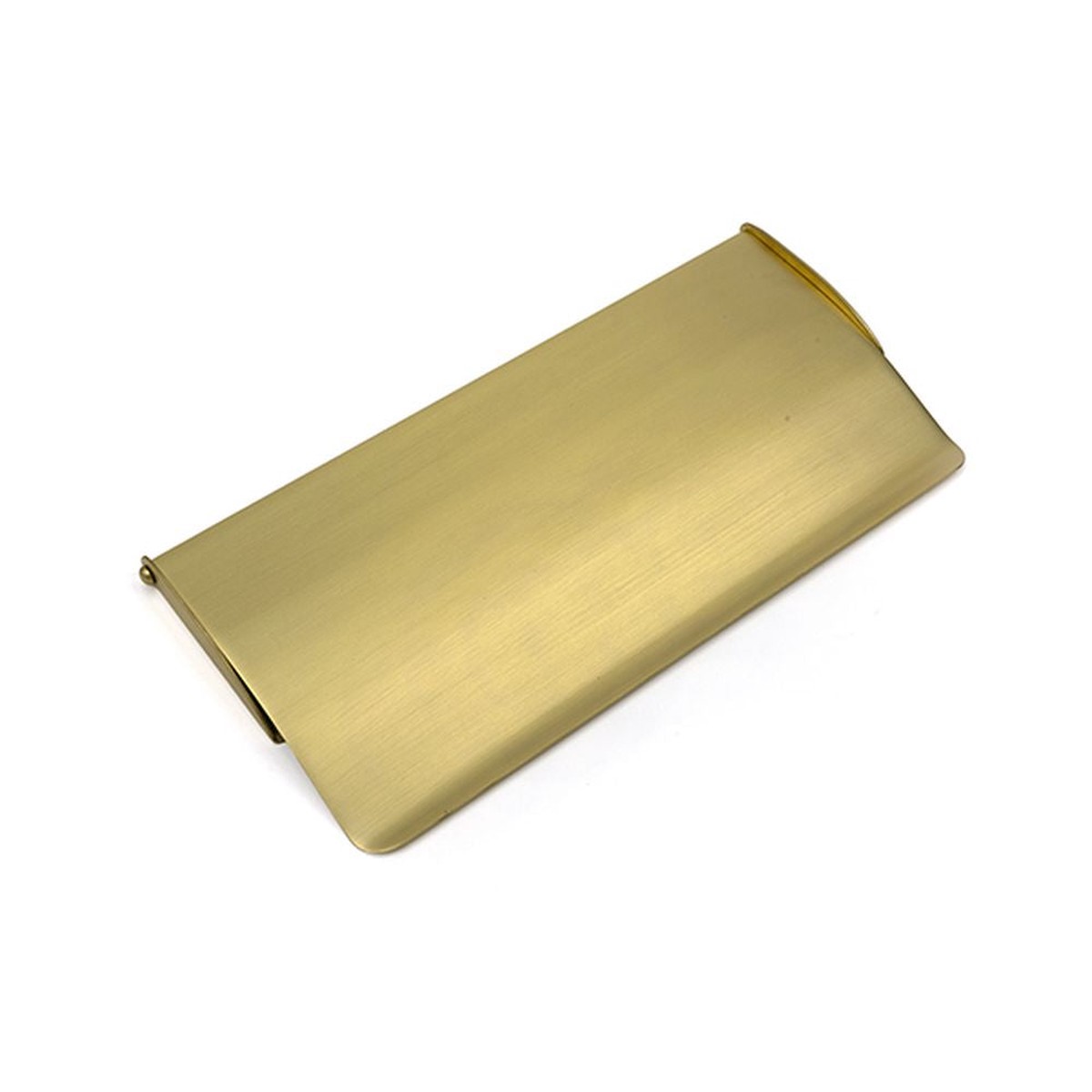 From The Anvil - Satin Brass Small Letter Plate Cover