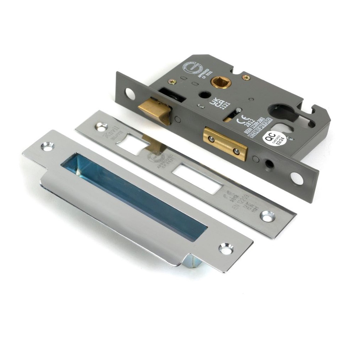From The Anvil - Polished SS 2.5" Euro Profile Sash Lock