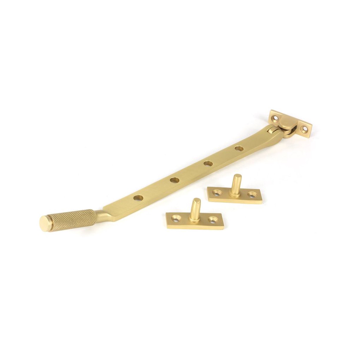 From The Anvil - Satin Brass 10" Brompton Stay