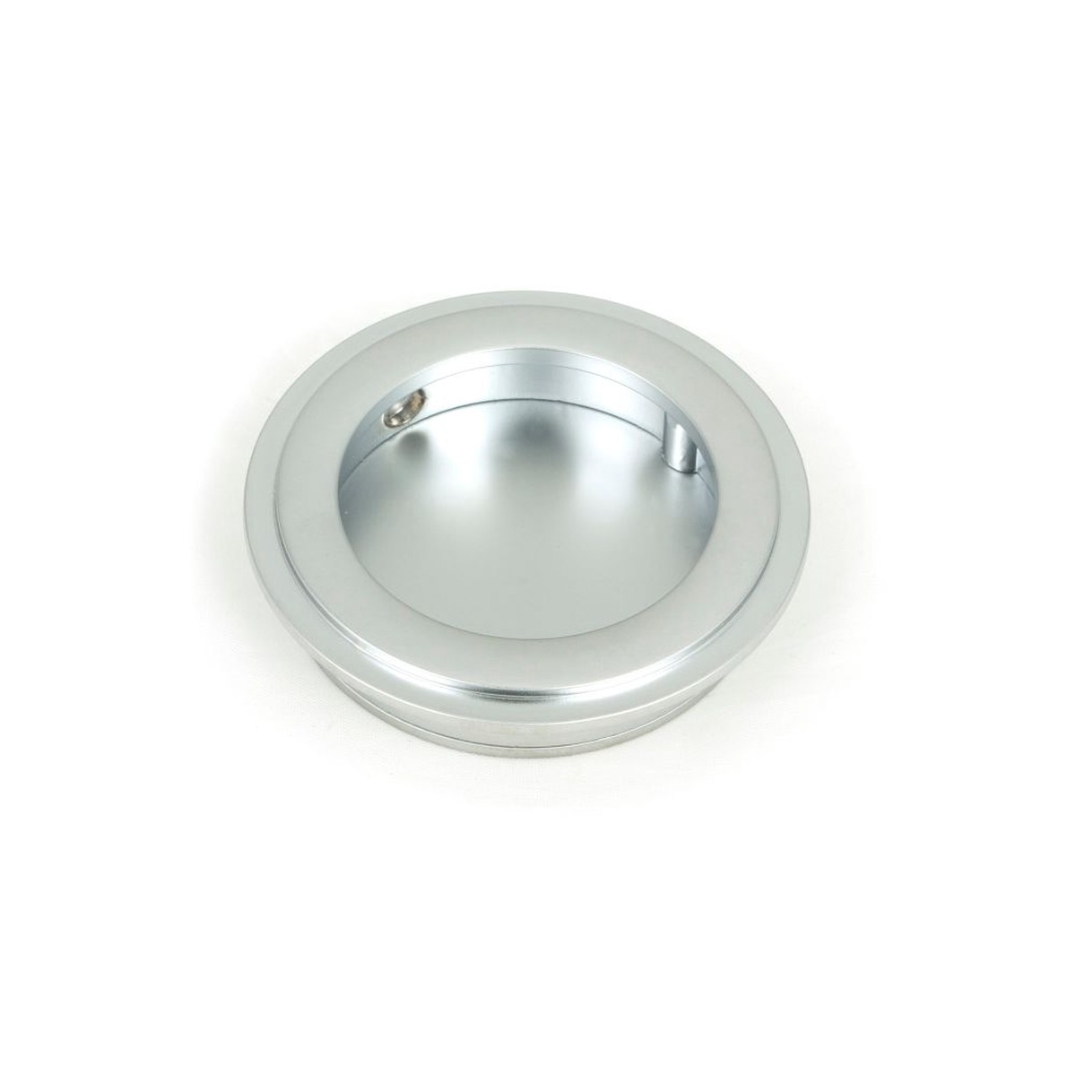 From The Anvil - Satin Chrome 60mm Art Deco Round Pull