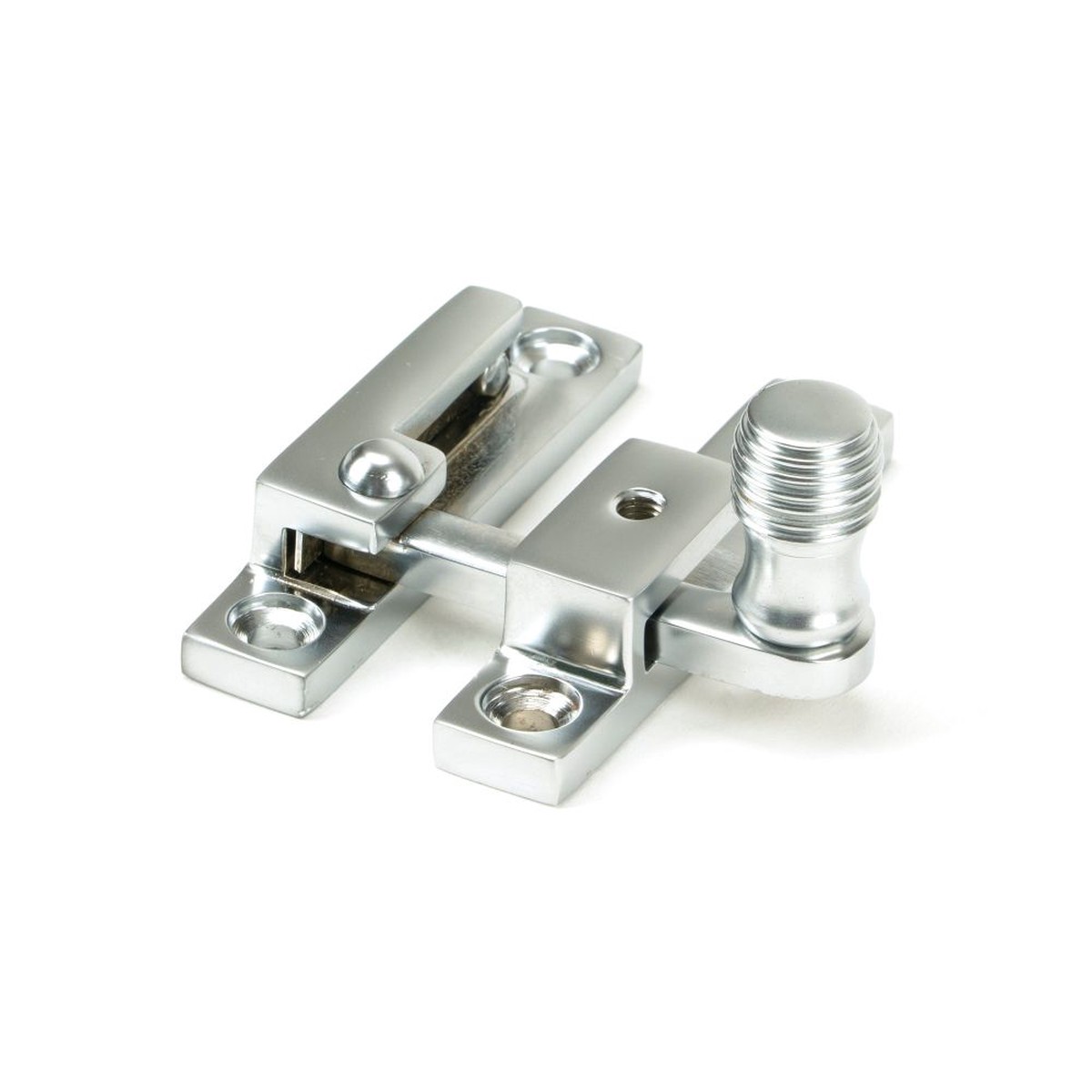 From The Anvil - Satin Chrome Beehive Quadrant Fastener - Narrow