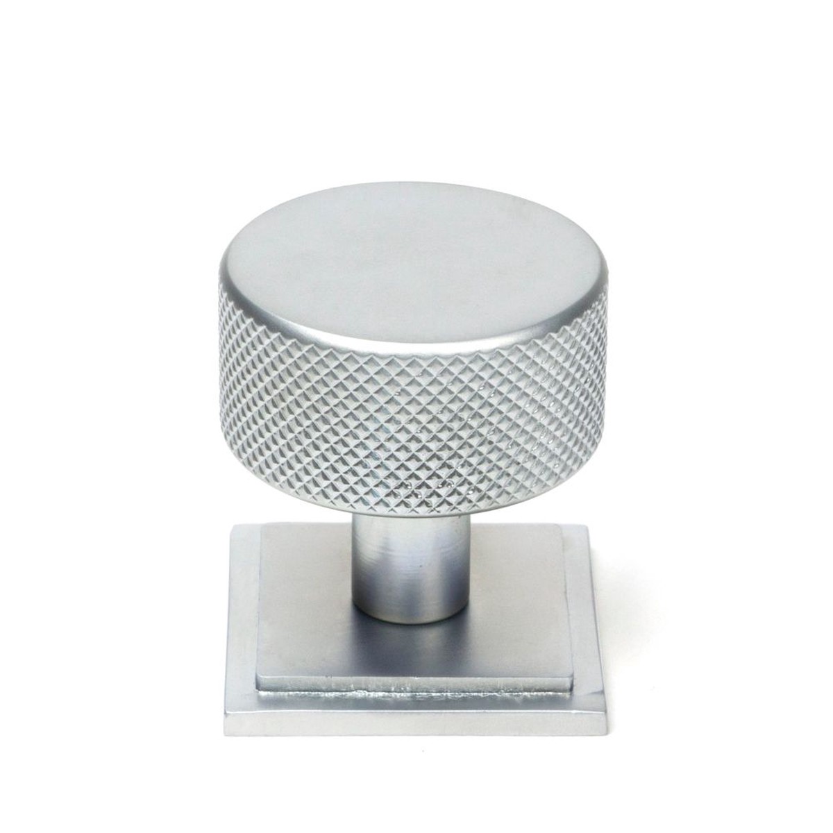 From The Anvil - Satin Chrome Brompton Cabinet Knob - 32mm (Square)