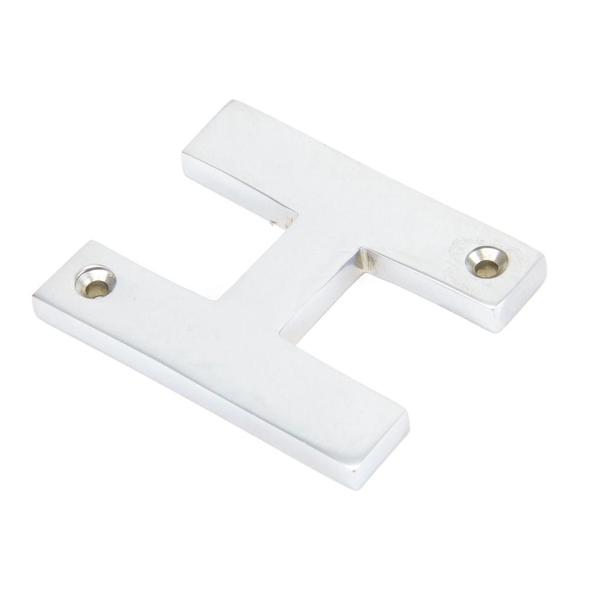 From The Anvil - Satin Chrome Letter H