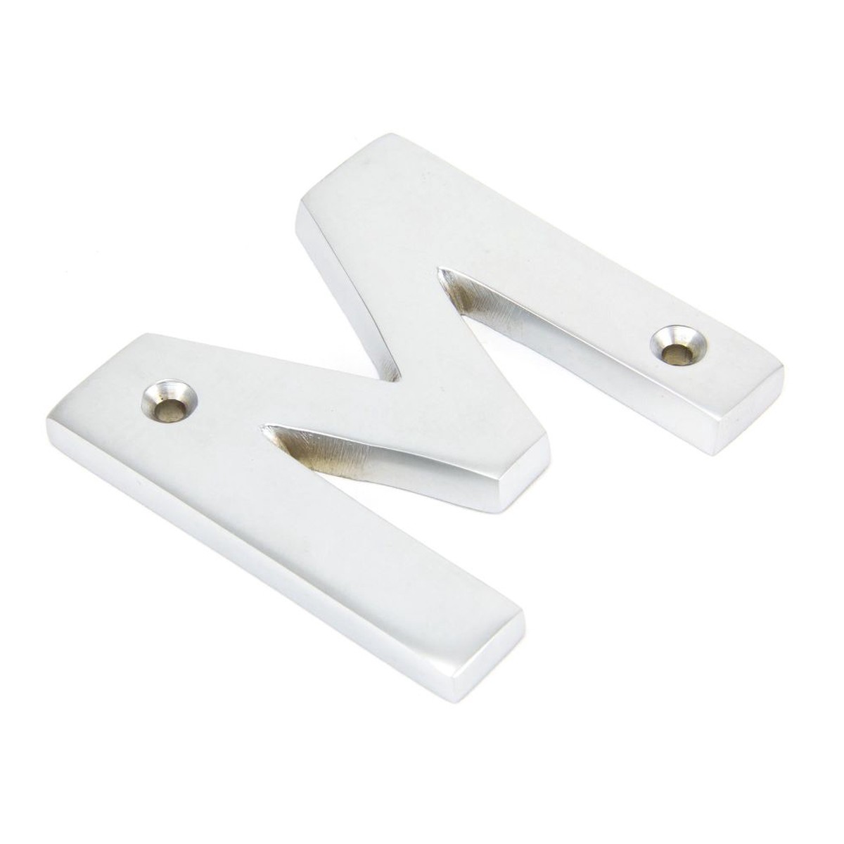 From The Anvil - Satin Chrome Letter M