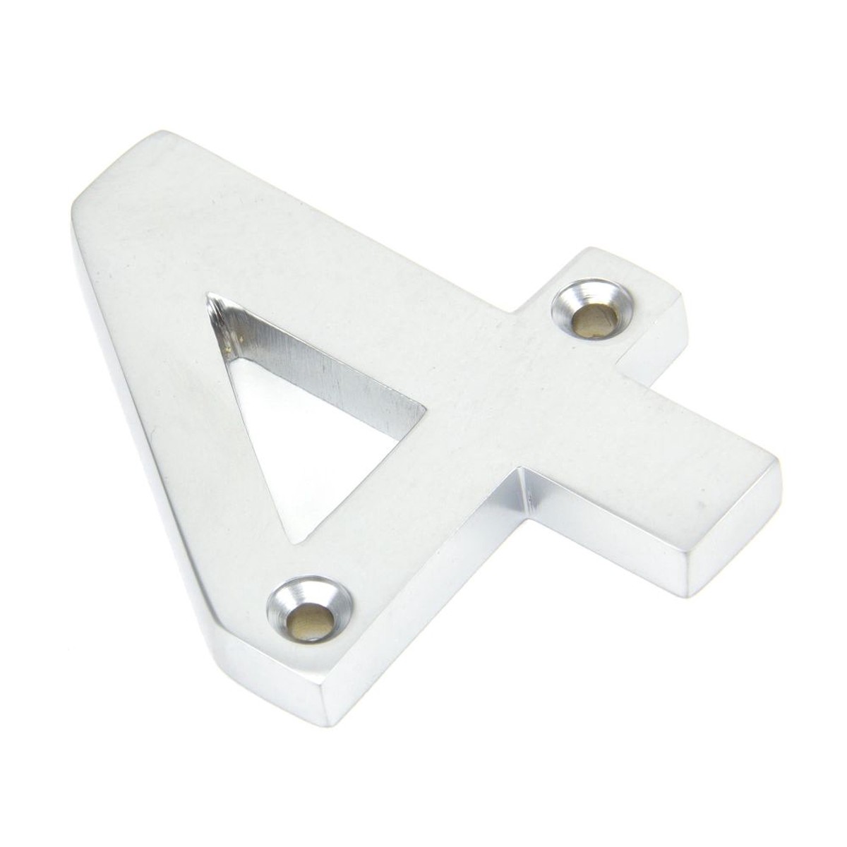 From The Anvil - Satin Chrome Numeral 4